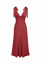 Tie Shoulder Wedding Guest Maxi Dress