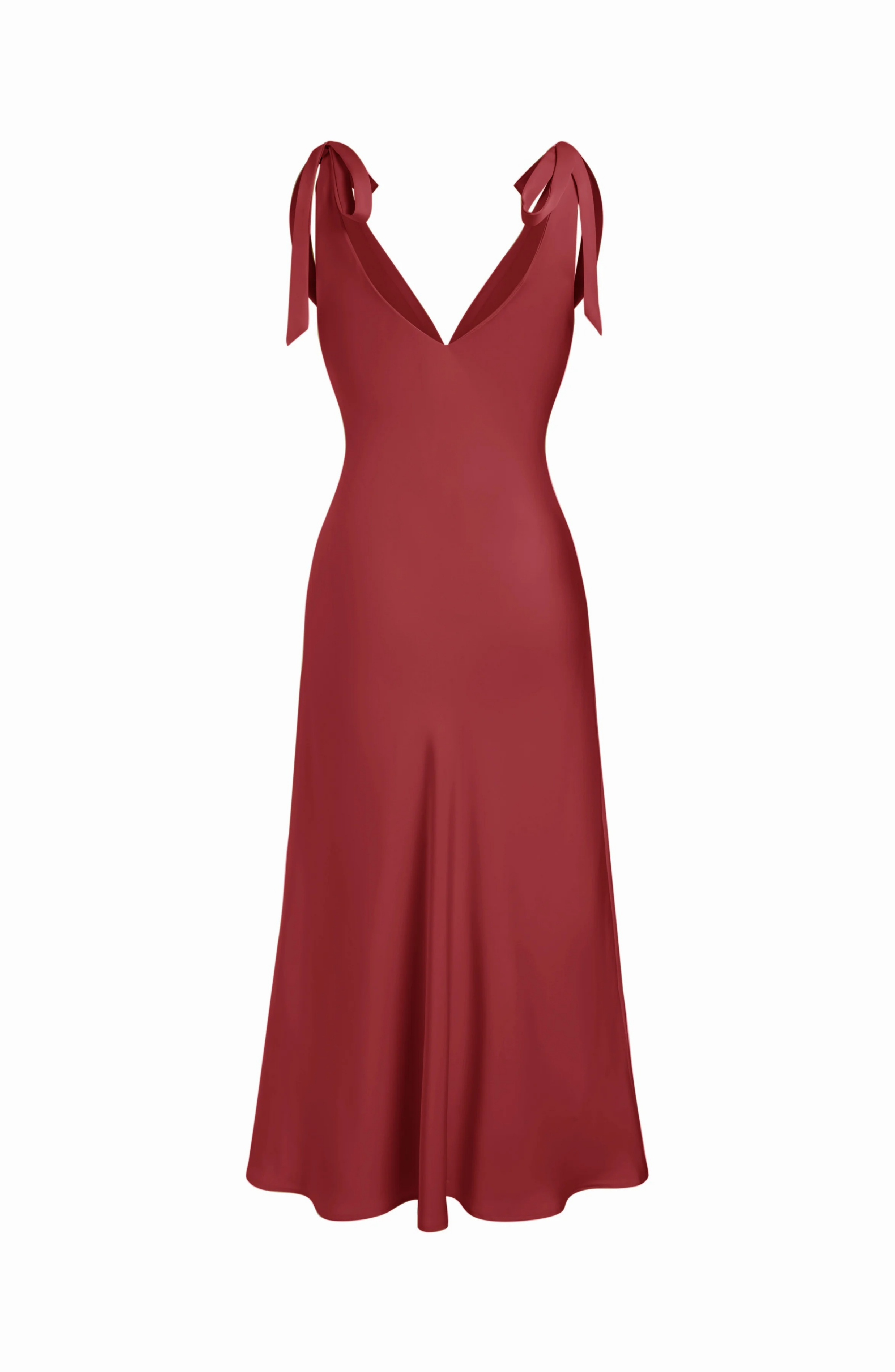 Tie Shoulder Wedding Guest Maxi Dress
