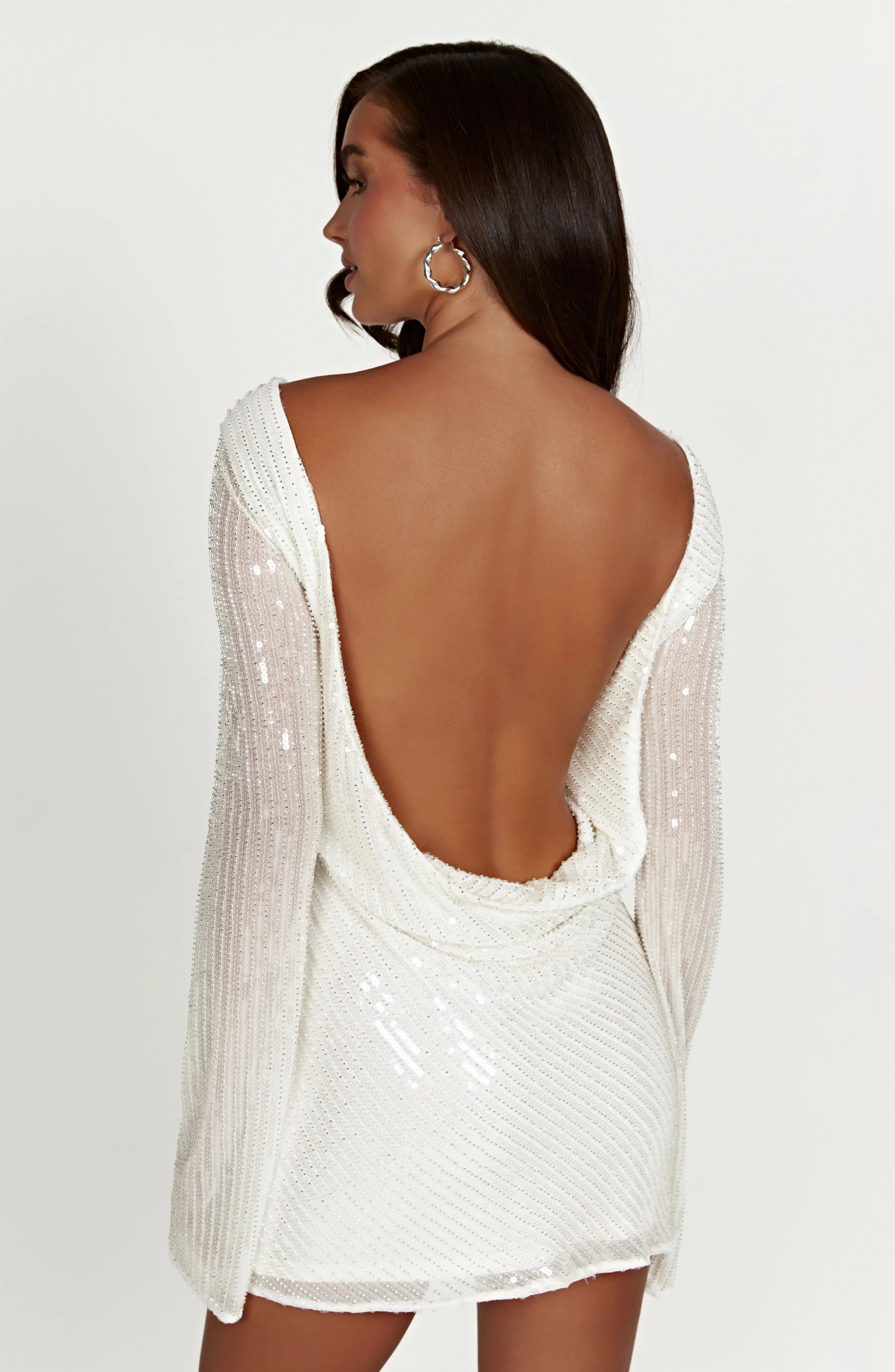 Lumière Backless Mini Dress