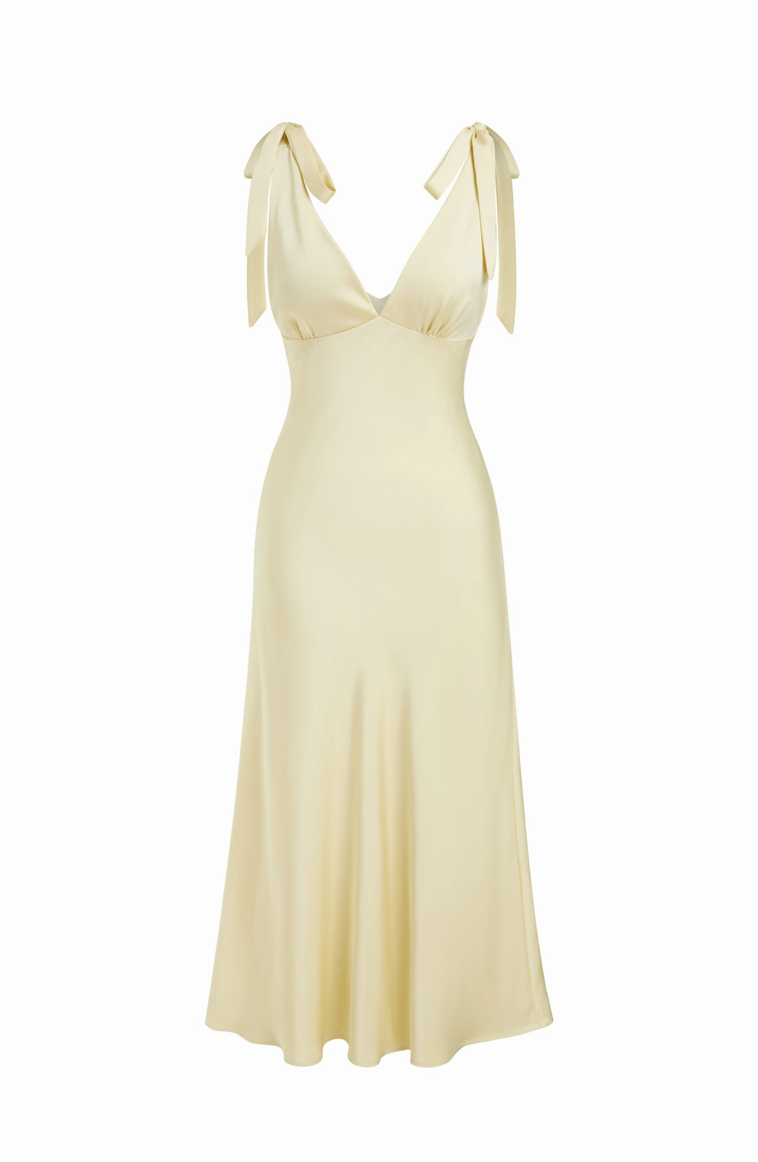 Tie Shoulder Wedding Guest Maxi Dress