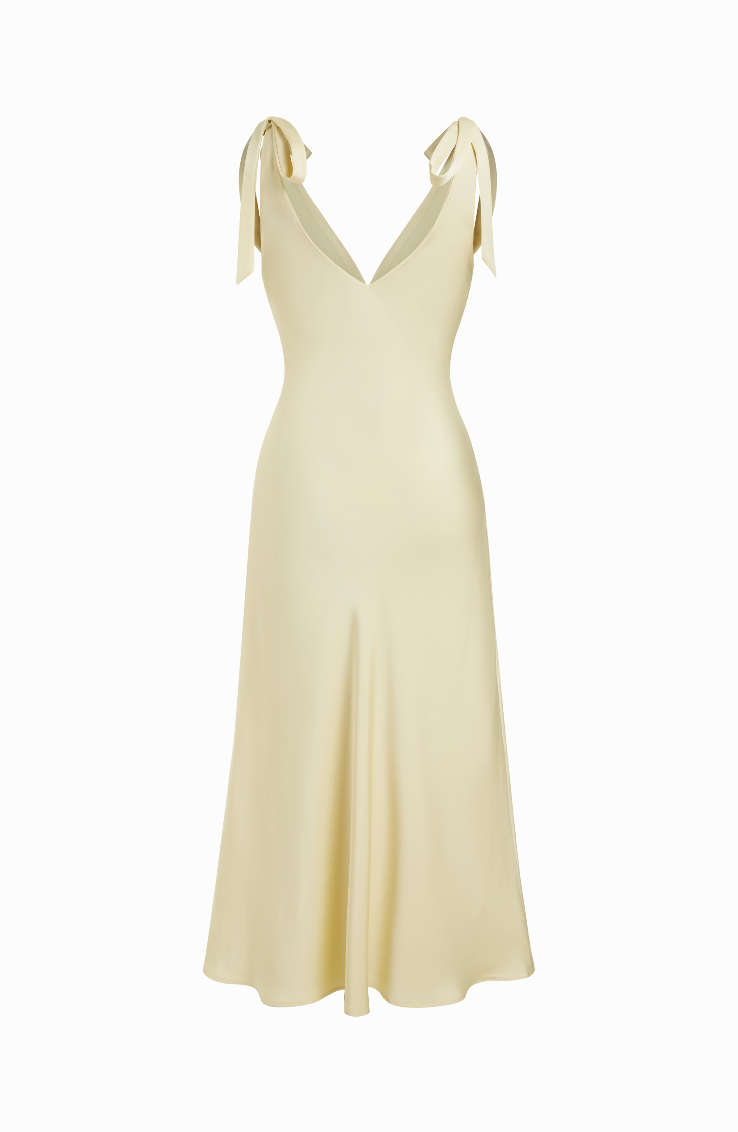 Tie Shoulder Wedding Guest Maxi Dress