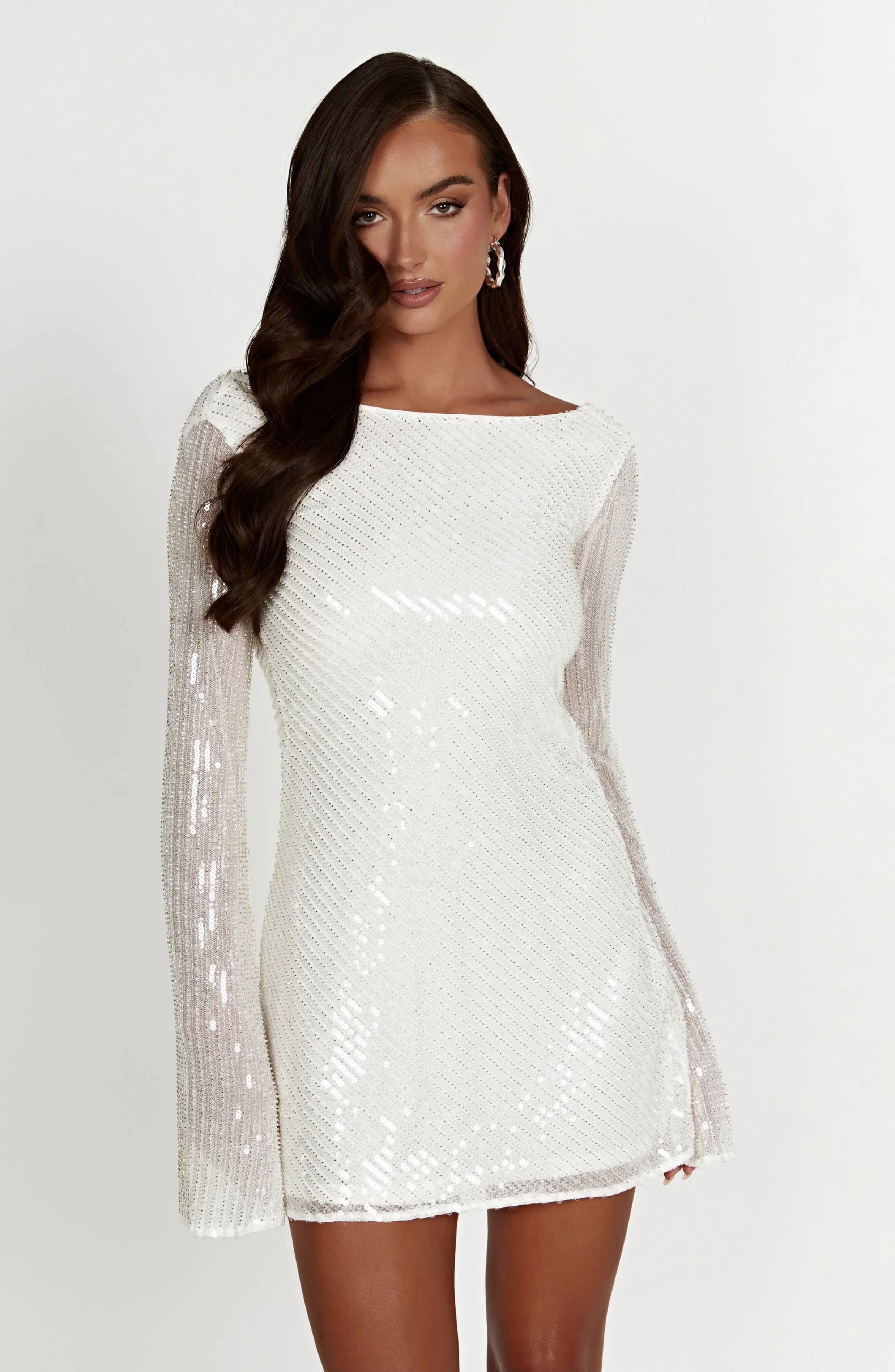 Lumière Backless Mini Dress