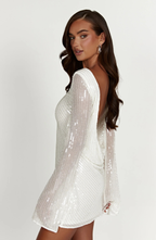 Lumière Backless Mini Dress
