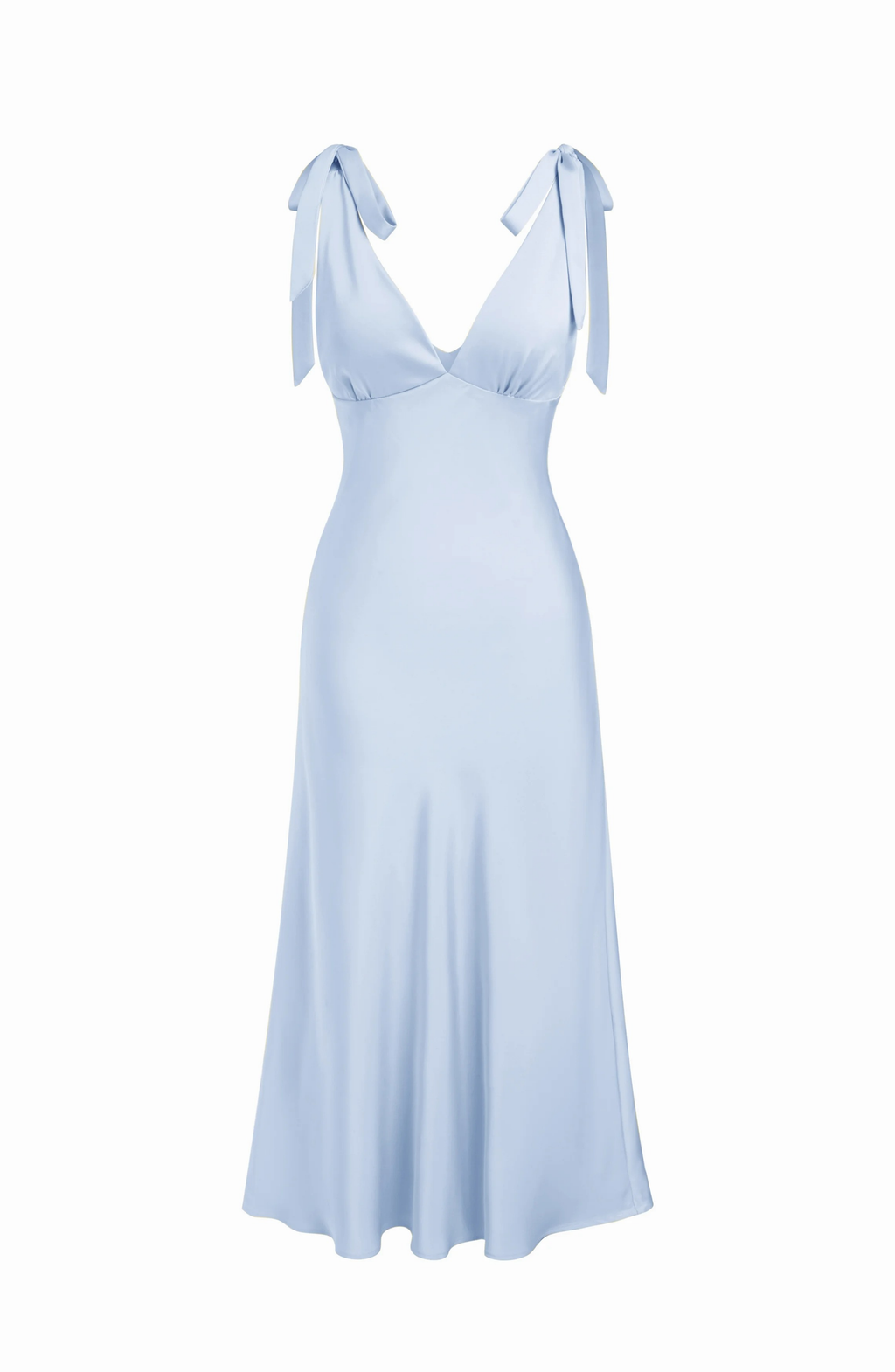 Tie Shoulder Wedding Guest Maxi Dress