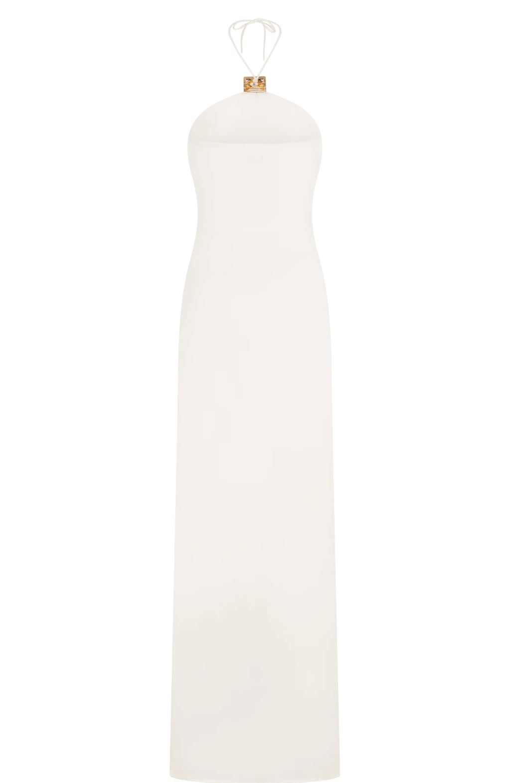 Santorini Gold Gown Maxi Dress