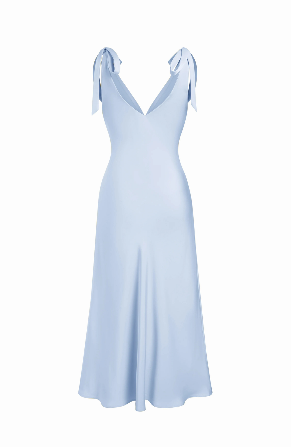 Tie Shoulder Wedding Guest Maxi Dress